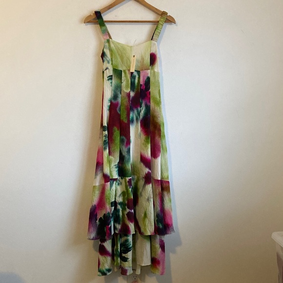 Anthropologie By Anthropologie Tiered Maxi Dress Size 0 - Picture 2 of 9